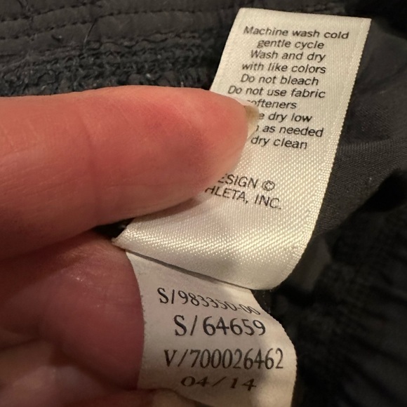 Athleta Track Pants Women’s Size 6 Gray Tapered Ruched Pull On Casual Jogger - Picture 12 of 14